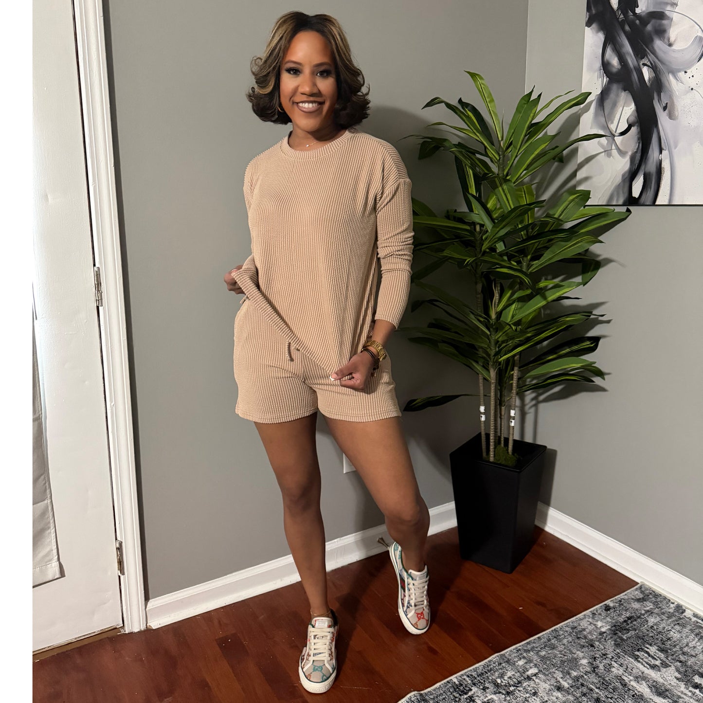 Spring Vibes set (tan)