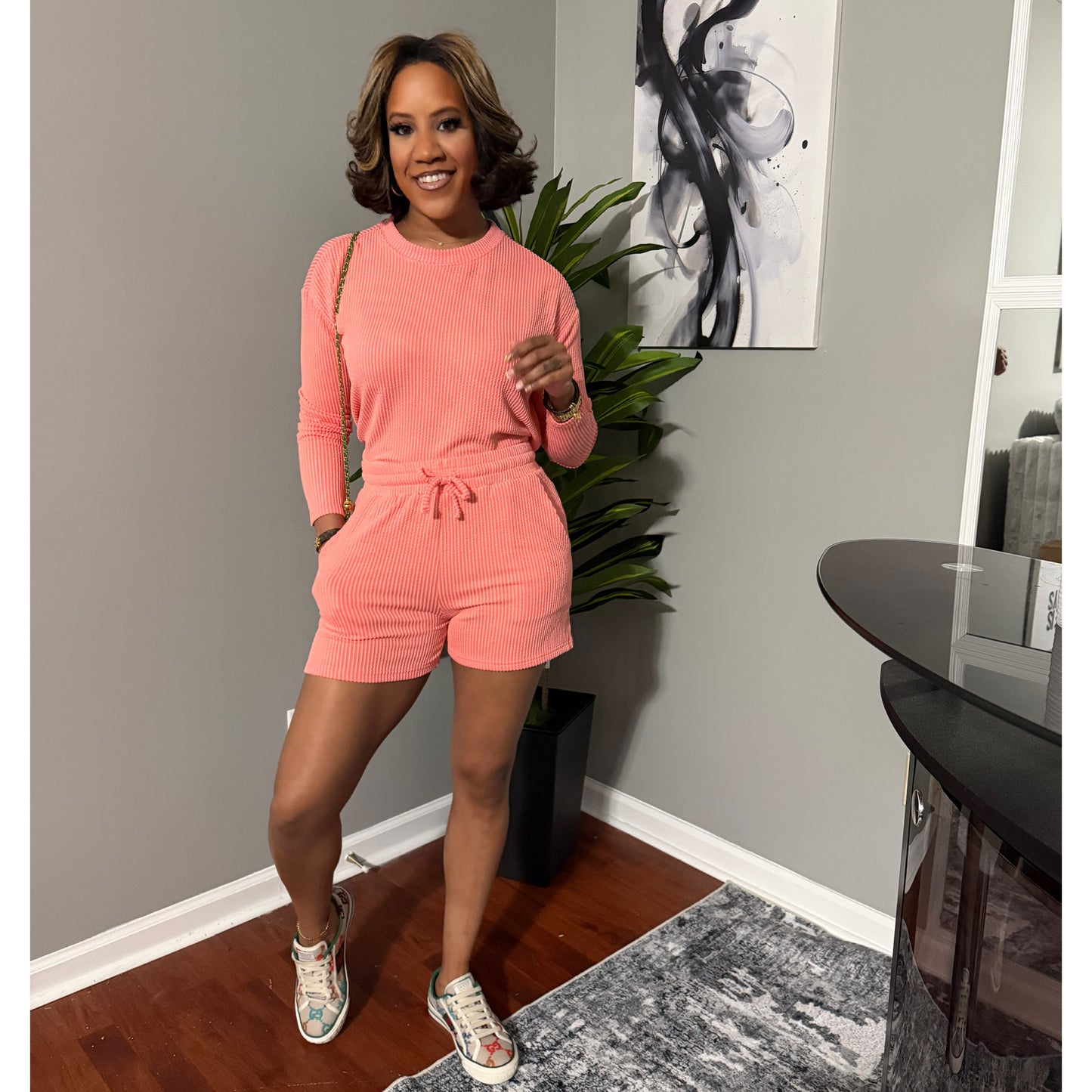 Spring Vibes set (coral)