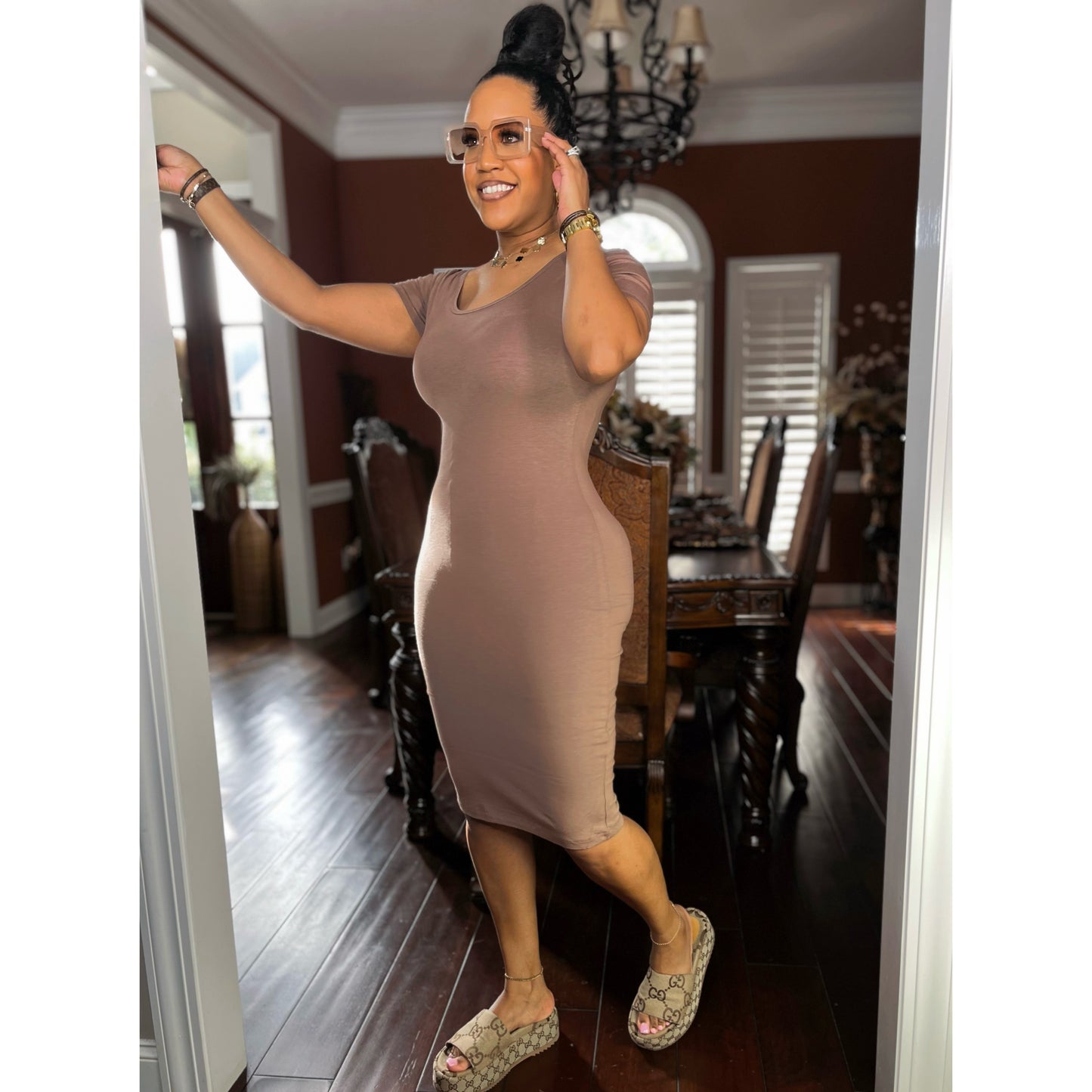 Summer Essentials Dress (mocha)