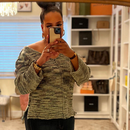 Marbled Sweater (green)